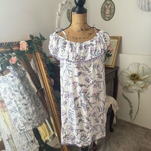 Adore Me Lavender Floral Sleep Dress - NEW W/Tags